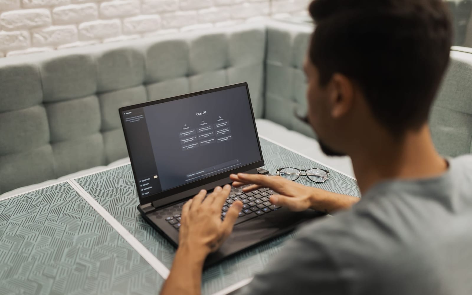 Person asking ChatGPT for recommendations — the AI search channel LLM SEO targets